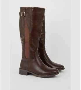 BOTTES HAUTES EN MARRON