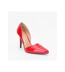 Escarpin A Talon En Rouge