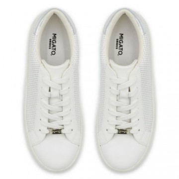MIGATO-Sneaker blanche à...